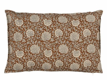 Cushion Cotton Brown Beige 60 x 40 cm Online Hot Sale