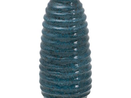 Vase Blue Ceramic 16 x 16 x 40 cm Sale