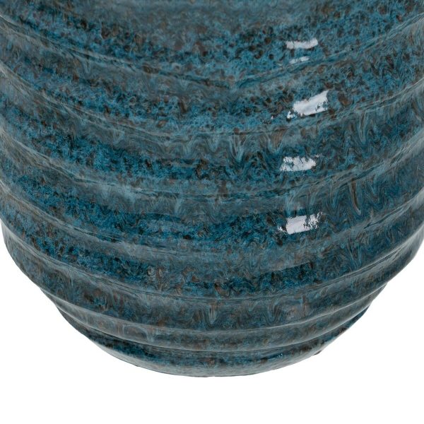 Vase Blue Ceramic 16 x 16 x 40 cm Sale