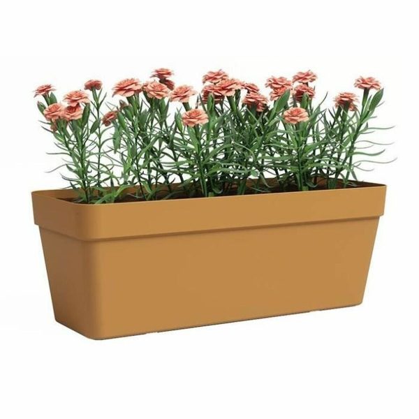 Plant pot Artevasi 57,9 x 24,3 x 22 cm Yellow Supply