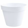 Plant pot EDA Tuscan  White polypropylene Circular Ø 48 x 40 cm For Discount