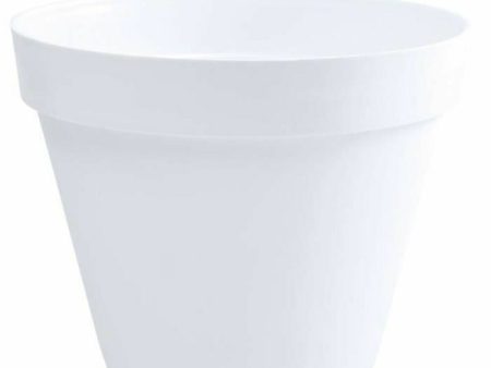 Plant pot EDA Tuscan  White polypropylene Circular Ø 48 x 40 cm For Discount