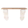 Console DKD Home Decor 153 x 32,5 x 93 cm Fir Brown White Magnesium Fashion