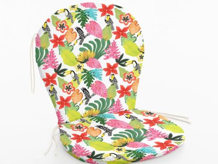 Chair cushion Belum 0120-404 Multicolour 48 x 5 x 90 cm Flowers Supply