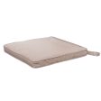 Chair cushion Beige 38 x 38 x 4 cm Online Sale