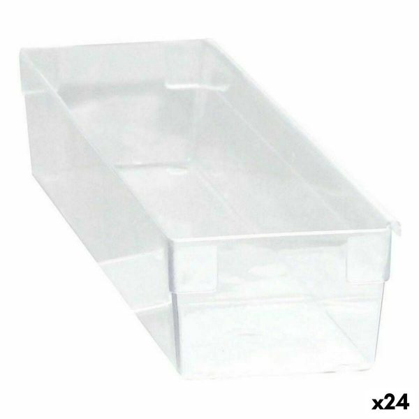 Multi-use Box Modular Transparent 22,5 x 8 x 5,3 cm (24 Units) Online now