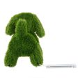 Decorative Figure polypropylene Astro-turf Dog 23 x 35 x 33 cm Fashion