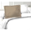 Pillowcase Lovely Home 100% cotton Beige 50 x 70 cm (2 Units) Cheap