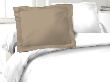 Pillowcase Lovely Home 100% cotton Beige 50 x 70 cm (2 Units) Cheap