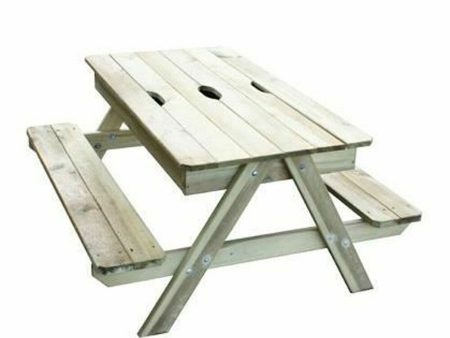 Children s table and chairs set Trigano Sandpit 100 x 97 x 57 cm on Sale