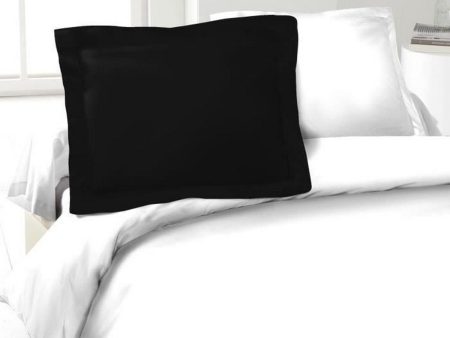 Pillowcase Lovely Home 100% cotton Black 50 x 70 cm Online Hot Sale