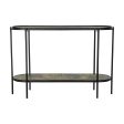 Console DKD Home Decor Black Green Metal MDF Wood 120 x 41 x 80 cm Fashion