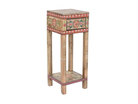 Side table DKD Home Decor Multicolour Natural Mango wood 30,5 x 31 x 80,5 cm Discount