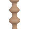 Candleholder 13 x 13 x 39,5 cm Beige Aluminium For Cheap