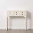 Console White Fir wood MDF Wood 85 x 26 x 85 cm Cheap