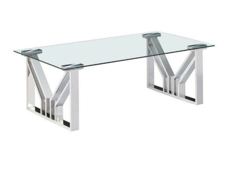 Centre Table DKD Home Decor Transparent Crystal Steel 130 x 70 x 45 cm For Sale