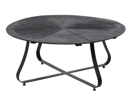 Centre Table Black 80 x 80 x 35 cm Hot on Sale