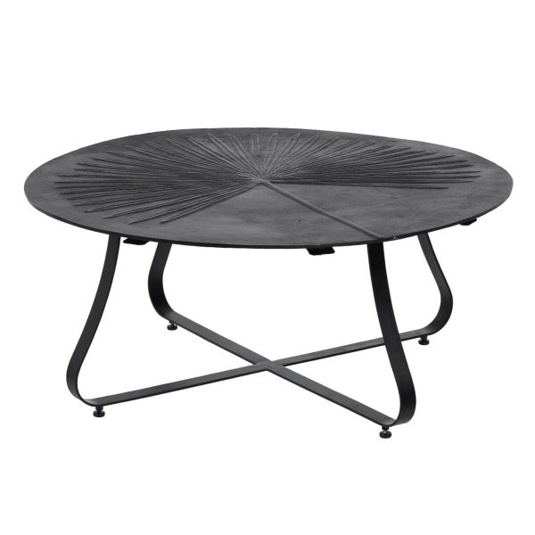 Centre Table Black 80 x 80 x 35 cm Hot on Sale