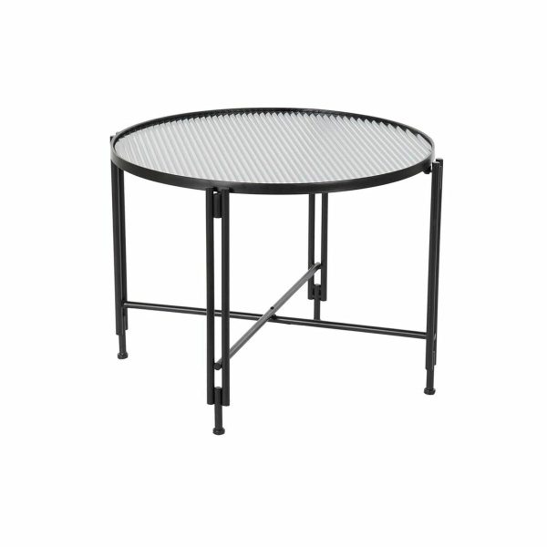 Centre Table DKD Home Decor Metal Crystal 63 x 63 x 46 cm Discount