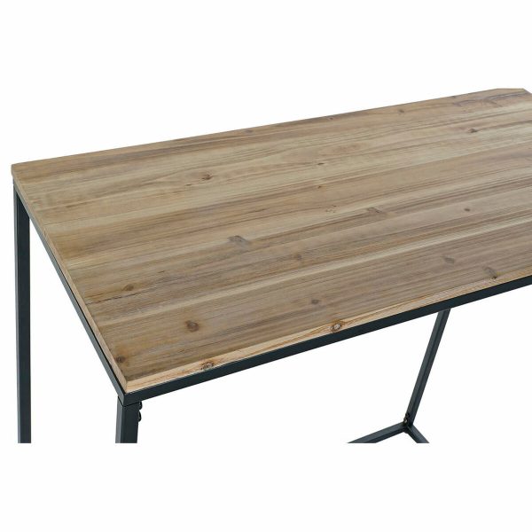 Console DKD Home Decor Black Metal Fir (80 x 40 x 80 cm) Online Hot Sale