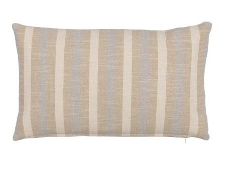 Cushion Cotton Linen Blue Grey 50 x 30 cm on Sale