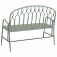 Bench Alexandra House Living Green Metal 56 x 98 x 118 cm Discount