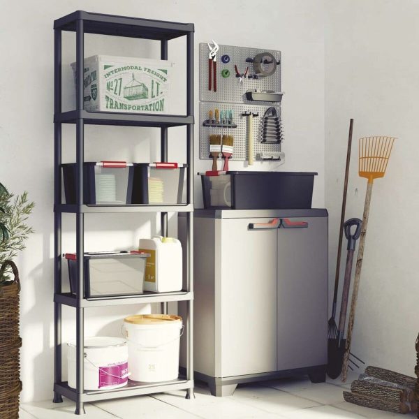 Cupboard Keter Stilo Grey polypropylene 68 x 39 x 90 cm Hot on Sale