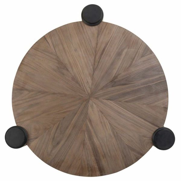 Centre Table Alexandra House Living Brown Wood Iron Plate Fir wood 110 x 46 x 110 cm Supply