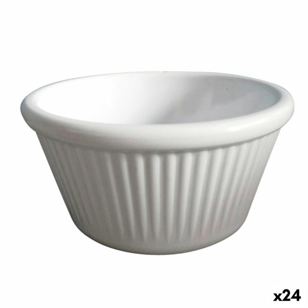 Bowl Quid Professional Melamina Ramekin White Plastic 5,7 x 5,7 x 2,5 cm For Sale