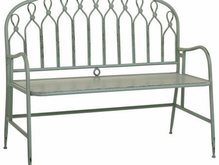 Bench Alexandra House Living Green Metal 56 x 98 x 118 cm Discount