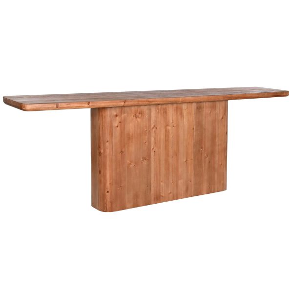 Console Home ESPRIT Yellow Wood MDF Wood 240 x 40 x 82 cm Hot on Sale