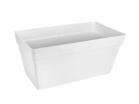 Plant pot Elho 70 cm White polypropylene Plastic Rectangular Squared Online Sale