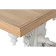 Centre Table Home ESPRIT White Natural Fir wood MDF Wood 110 x 65 x 46 cm Hot on Sale