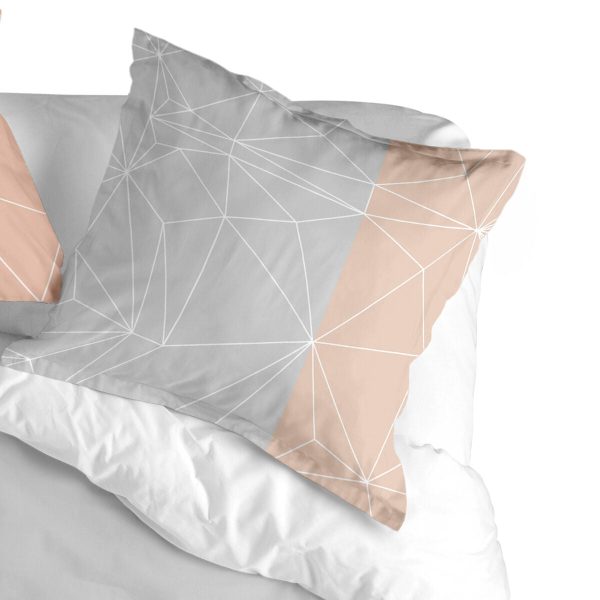 Pillowcase HappyFriday Blanc Range Multicolour 80 x 80 cm Online Hot Sale