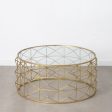 Centre Table Golden 98 x 98 x 44 cm Hot on Sale