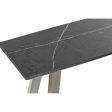 Console DKD Home Decor Silver Black MDF Steel Modern (120 x 40 x 76 cm) Online now