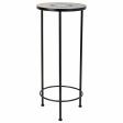 Flower Pot Stand Alexandra House Living Black Iron Tile 30 x 68 x 30 cm 3 Pieces For Cheap