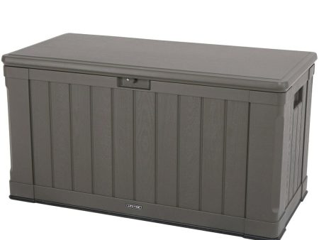 Outdoor Chest Lifetime 440 L Brown 127 x 67 x 64 cm Plastic Sale