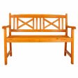 Bench Alexandra House Living Orange Fir wood 65 x 68 x 120 cm Discount