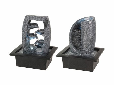 Garden fountain Lumineo 894227 21,5 x 18,5 x 25 cm Polyresin Discount