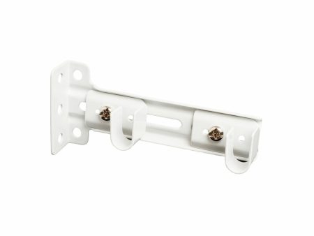 Curtain rail brackets Stor Planet Cintacor White (2 Units) For Sale