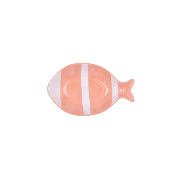 Bowl Quid Kaleido Coral Ceramic Fish 14 x 9 x 3 cm (4 Units) Cheap