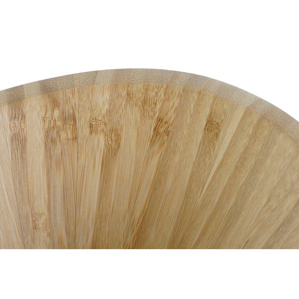 Bowl DKD Home Decor Natural Bamboo 24,6 x 22,5 x 9,5 cm on Sale