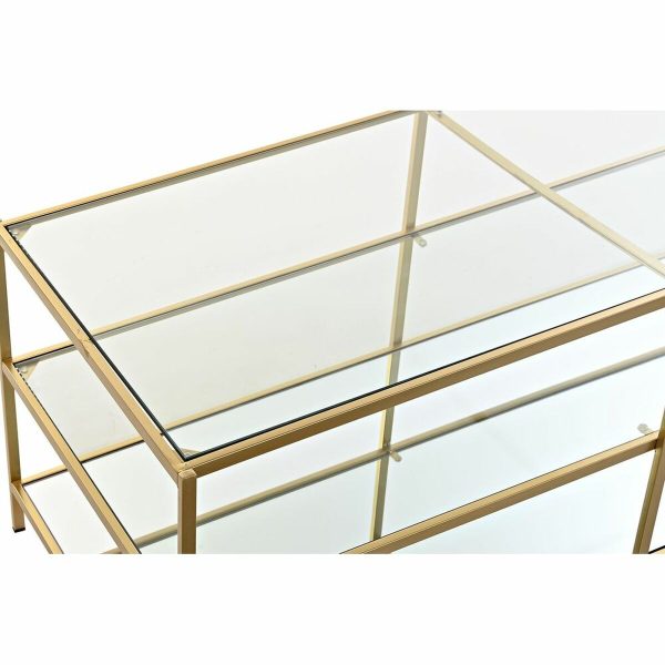 Centre Table DKD Home Decor Golden 120 x 50 x 45 cm Mirror Metal Discount