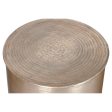 Centre Table Home ESPRIT Golden Aluminium 90 x 90 x 47 cm Online