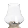 Candleholder White Wood Crystal 33 x 33 x 43 cm on Sale