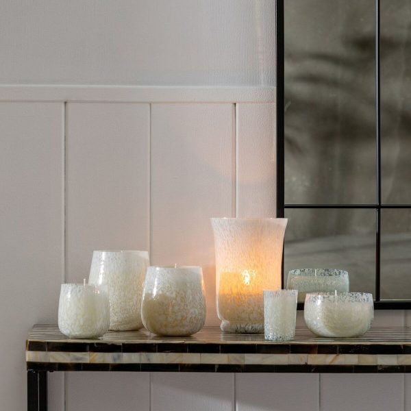 Candleholder Crystal White 10 x 10 x 10 cm Online