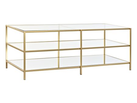 Centre Table DKD Home Decor Golden 120 x 50 x 45 cm Mirror Metal Discount