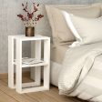 Centre Table Alexandra House Living White Wood MDP 60 x 32 x 60 cm 1 Shelves Online Hot Sale