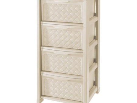 Chest of drawers Tontarelli Plastic 4 drawers (38,5 x 39 x 82,5 cm) Cheap